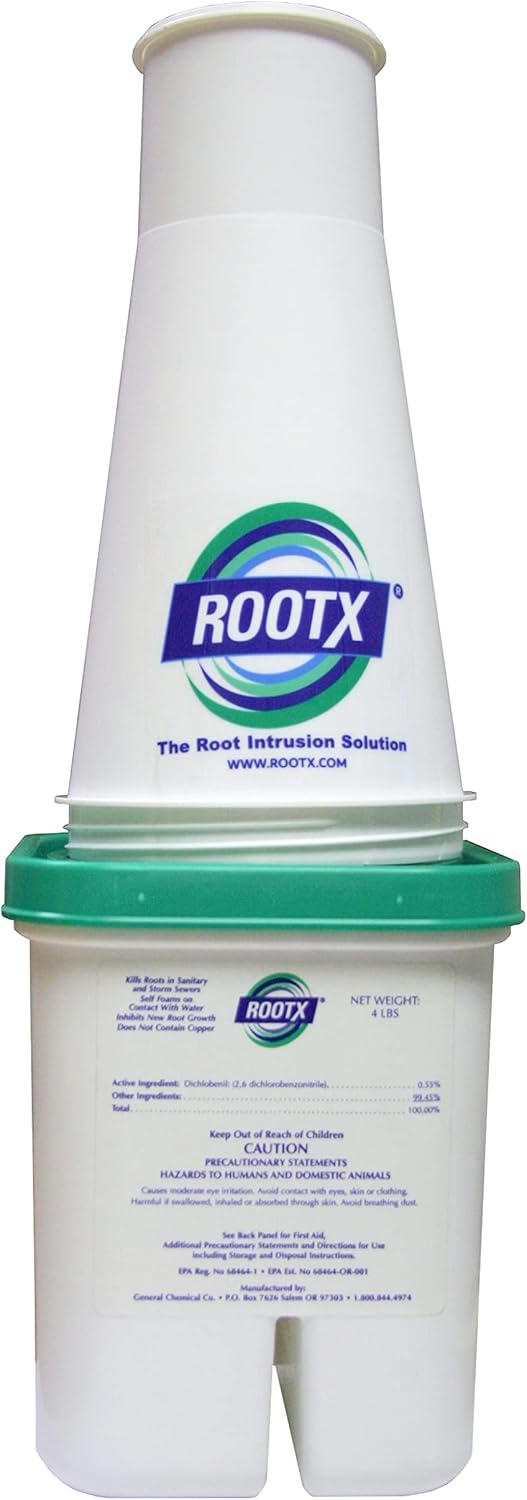 ROOTX - 4LB. JAR WITH FUNNEL/APPLICATOR - SHIPPED BY AMAZON