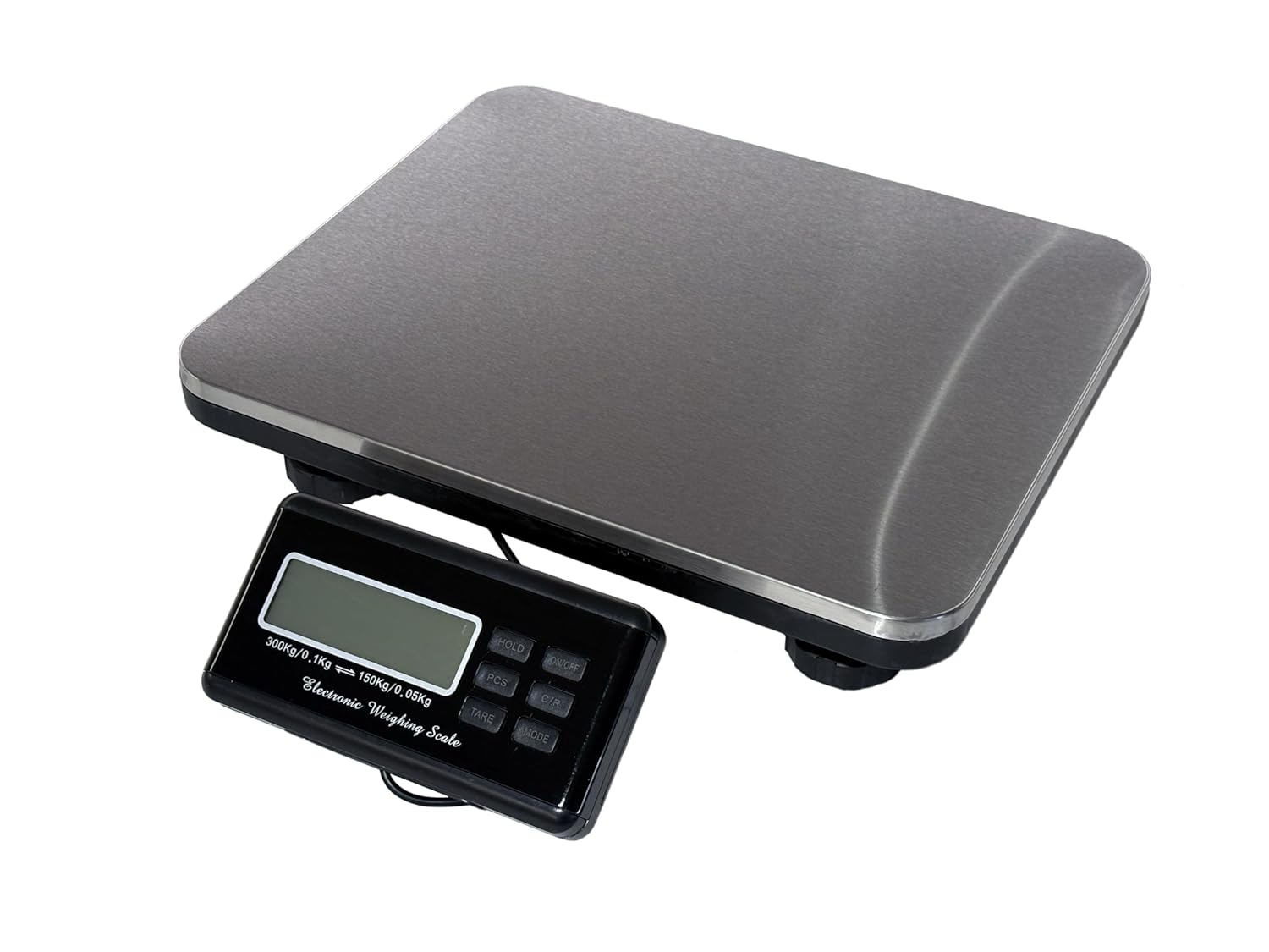 Valley Sportsman 660 lb Stainless Steel Digital Scale, 14.25x12 in Platform, Remote LCD (0.2 lb Readout), Auto Shutoff, for Shop, Game, Shipping & Kart Corner Weighing