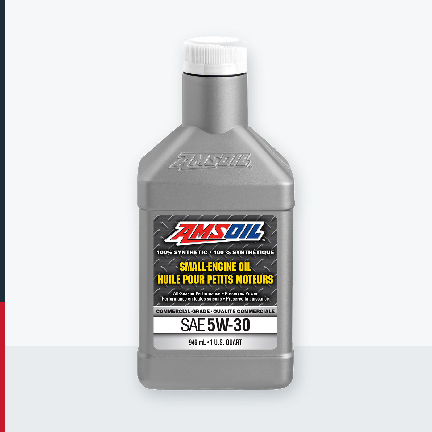 AMSOIL 5W-30 100% Synthetic Small-Engine Oil - 946 ml Bottle (AESQTC-EA)