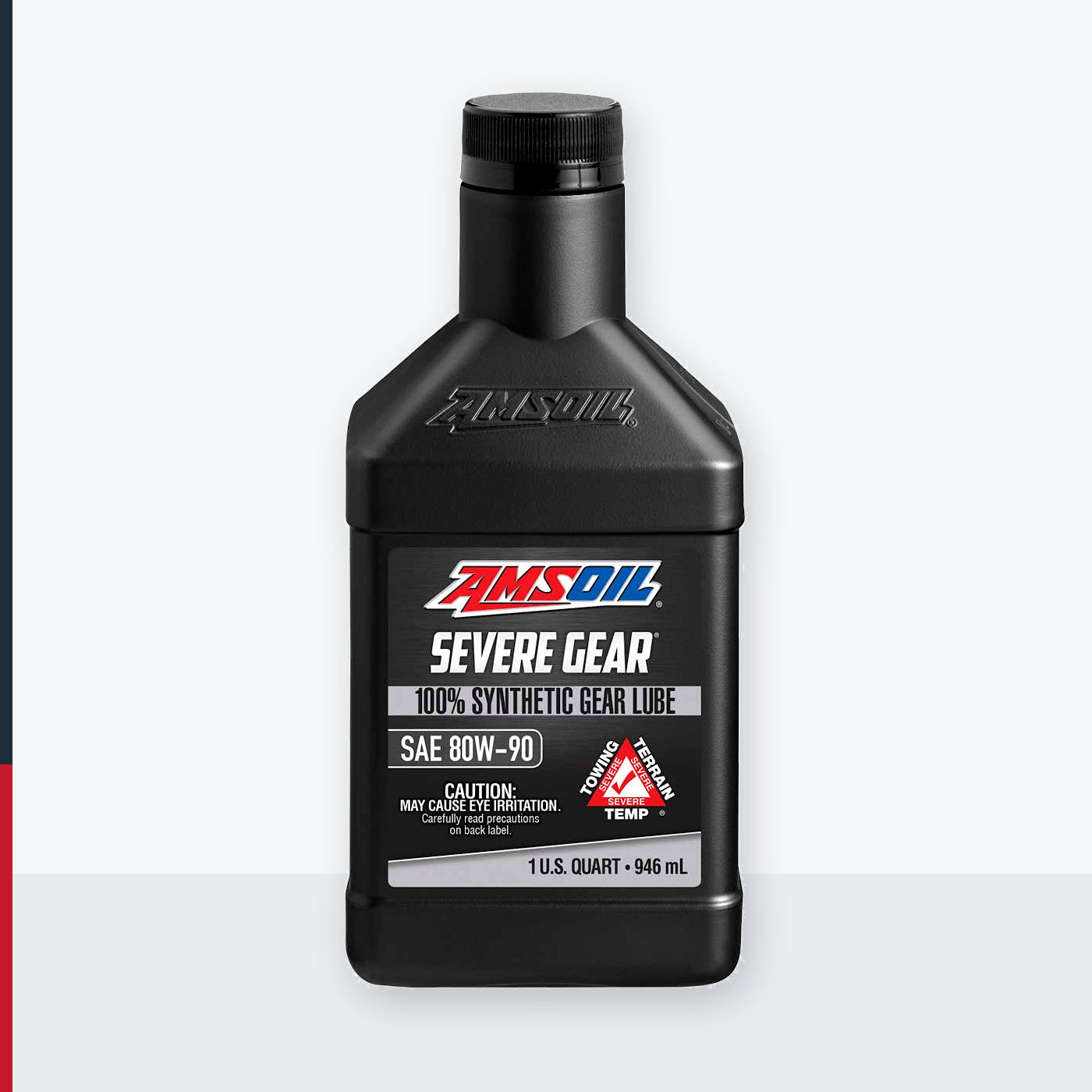 AMSOIL SEVERE GEAR 80W-90 100% Synthetic Gear Lube - 946 ml Bottle (AGLQT-EA)