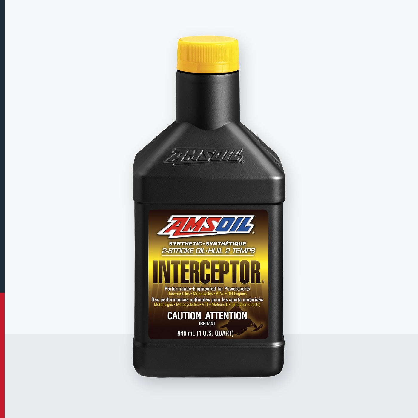 AMSOIL INTERCEPTOR 100% Synthetic 2-Stroke Oil - 946 ml Bottle (AITQTC-EA)