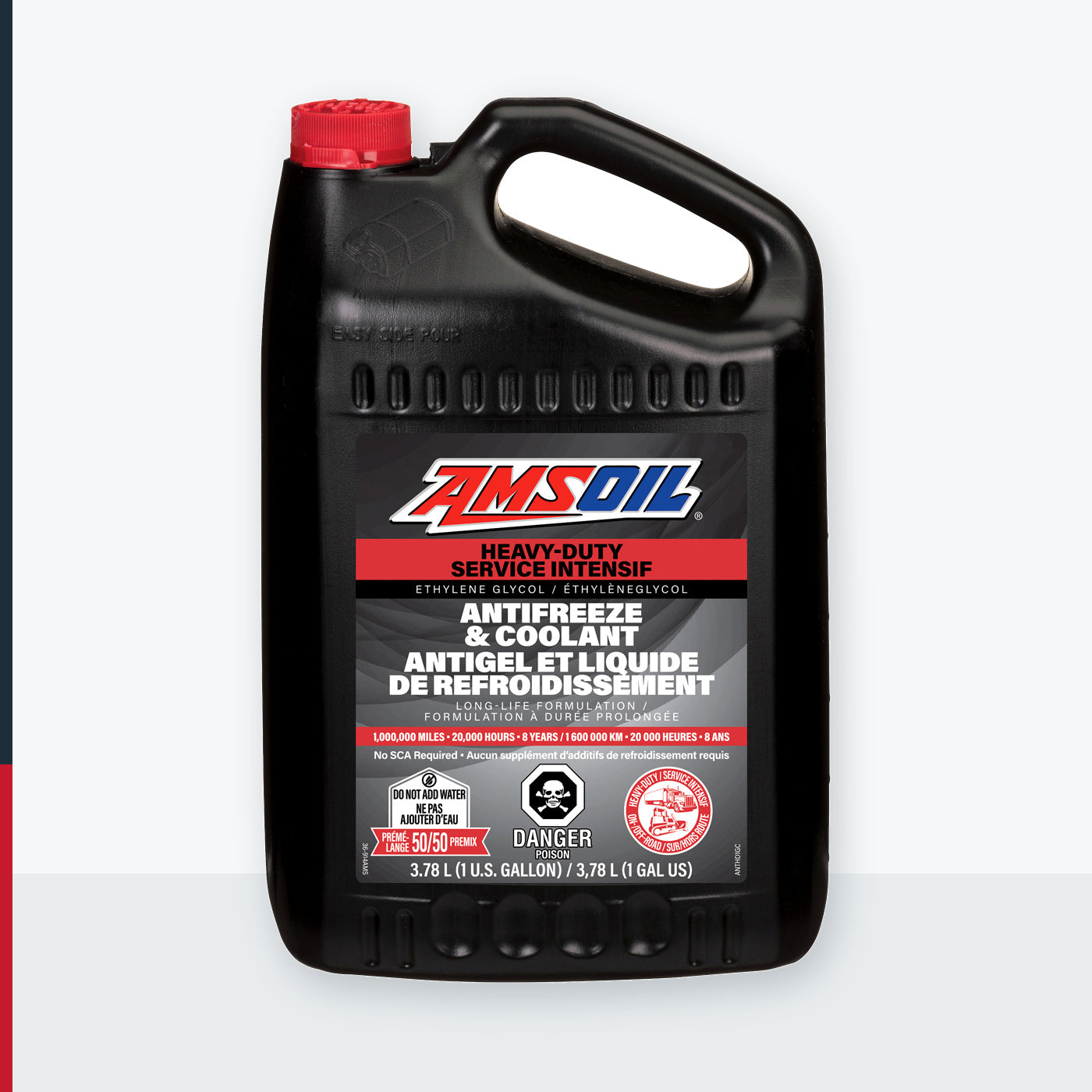 AMSOIL Heavy-Duty Antifreeze & Coolant - 3.78 Liter Jug (ANTHD1GC-EA)