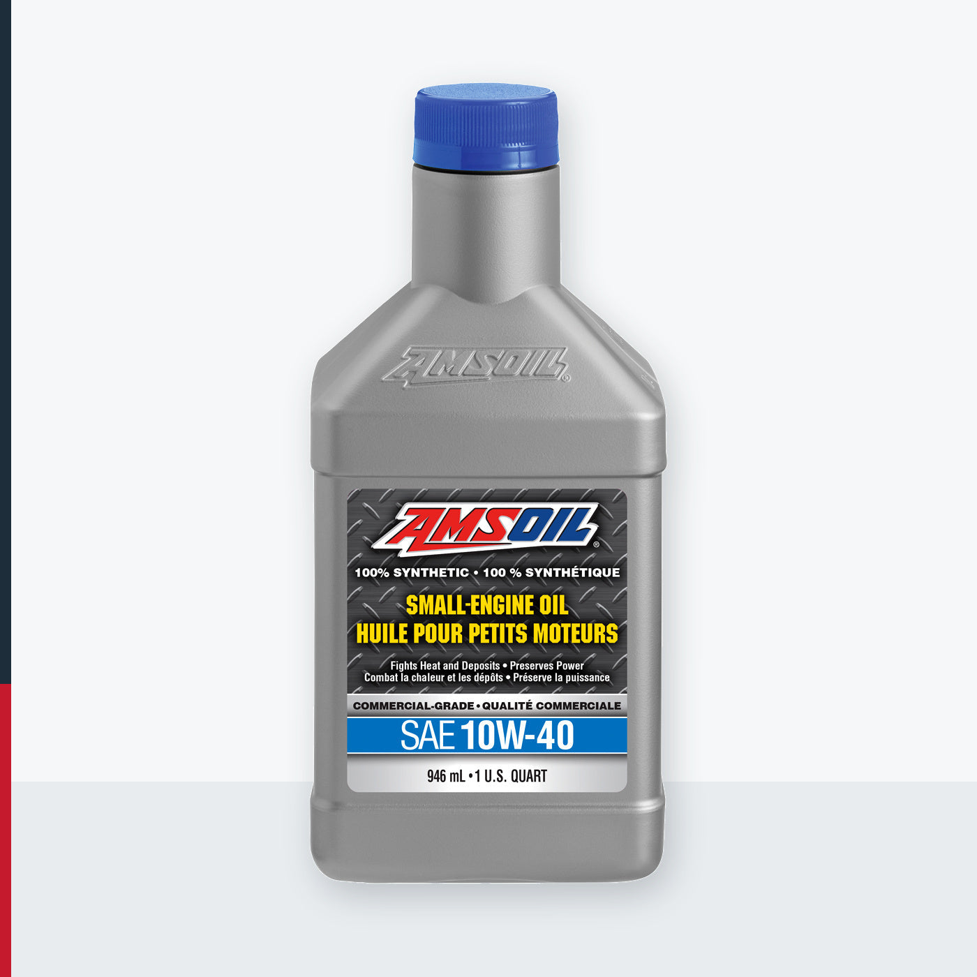 AMSOIL 10W-40 100% Synthetic Small-Engine Oil - 946 ml Bottle (ASFQTC-EA)