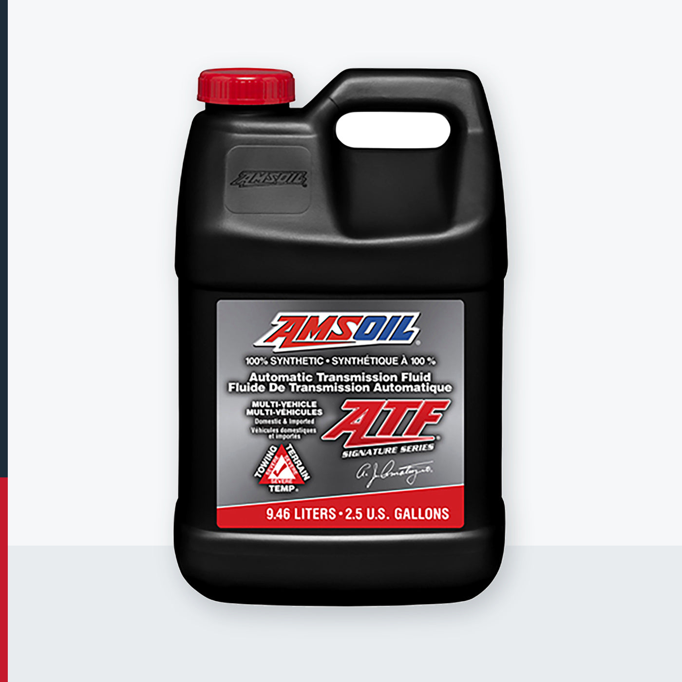 AMSOIL Signature Series Multi-Vehicle 100% Synthetic Automatic Transmission Fluid - 9.46 Liter Jug (ATFTPC-EA)