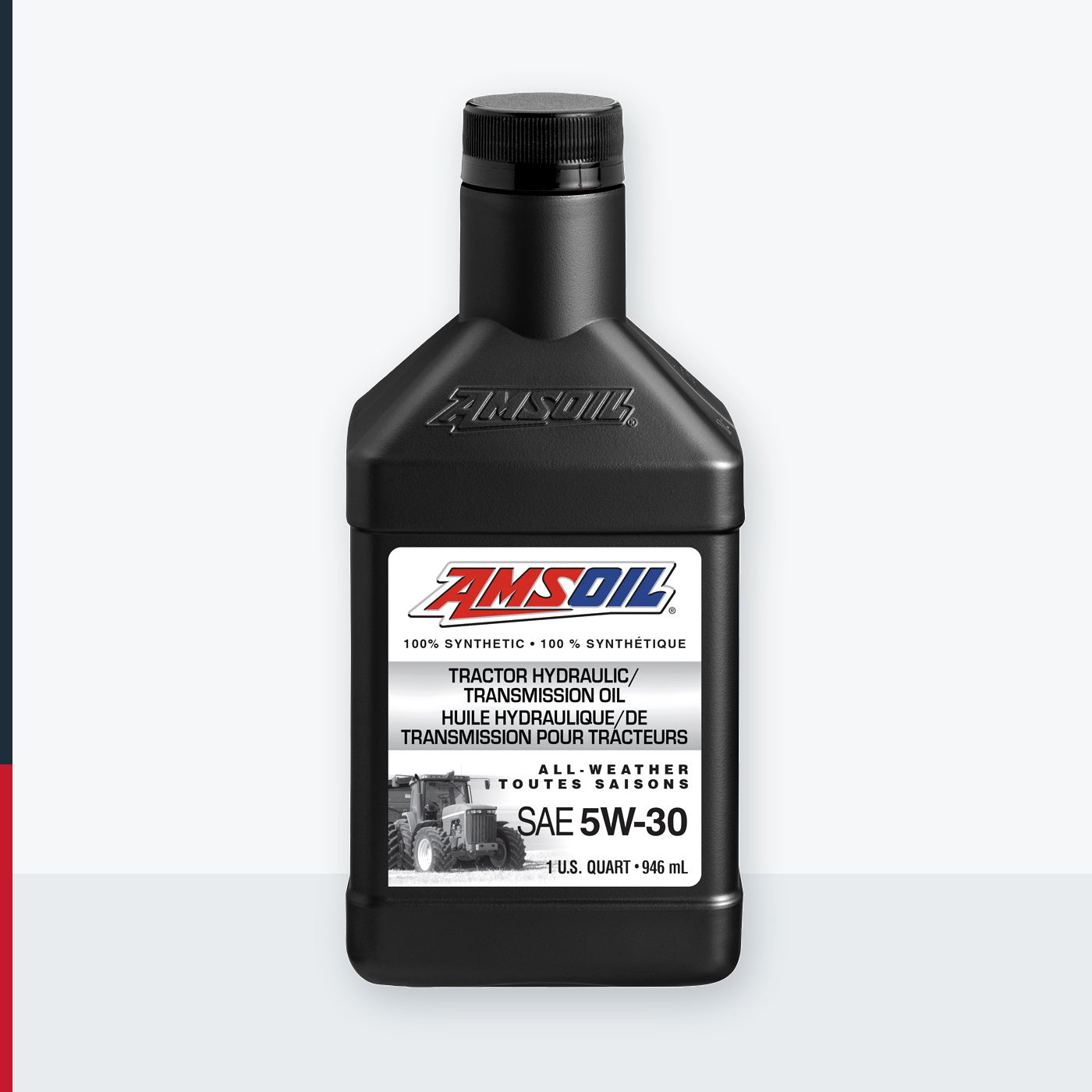 AMSOIL 5W-30 100% Synthetic Tractor Hydraulic/Transmission Oil - 946 ml Bottle (ATHQT-EA)