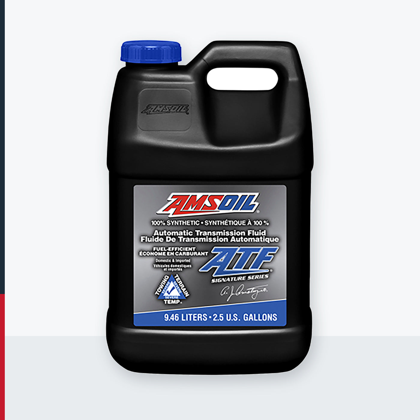 AMSOIL Signature Series Fuel-Efficient 100% Synthetic Automatic Transmission Fluid - 9.46 Liter Jug (ATLTPC-EA)