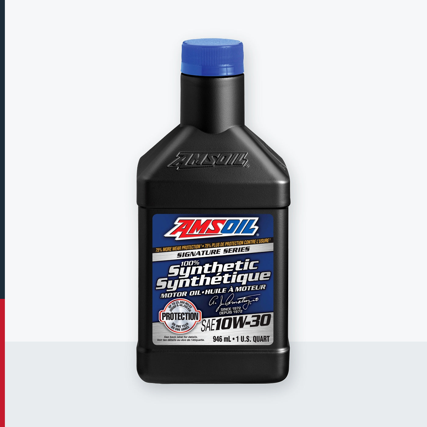 AMSOIL Signature Series 10W-30 100% Synthetic Motor Oil - 946 ml Bottle (ATMQTC-EA)