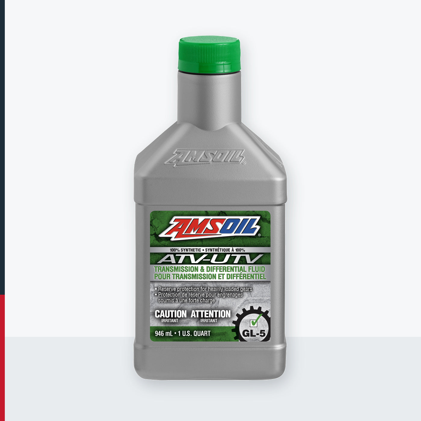 AMSOIL 100% Synthetic ATV/UTV Transmission & Differential Fluid - 946 ml Bottle (AUDTQTC-EA)