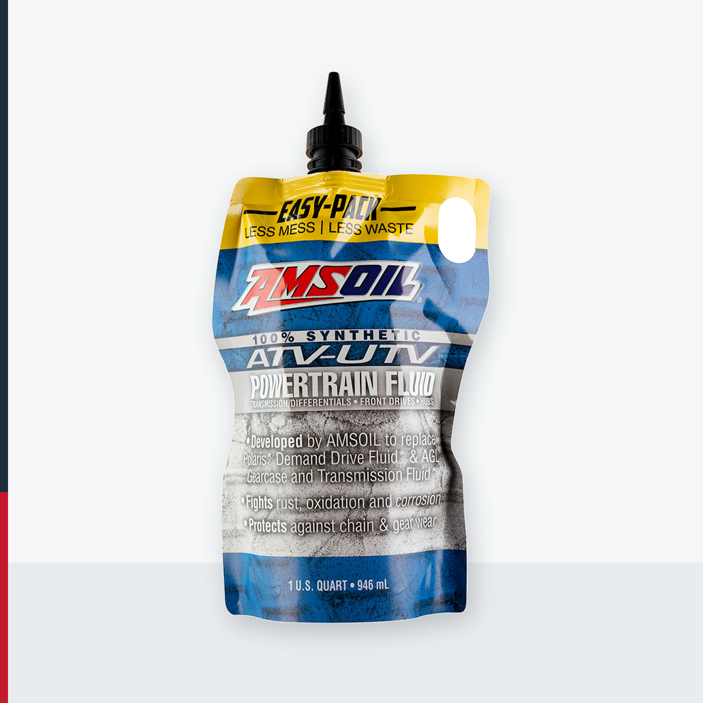 AMSOIL 100% Synthetic ATV/UTV Powertrain Fluid - 946 ml Easy-Pack (AUPTPK-EA)