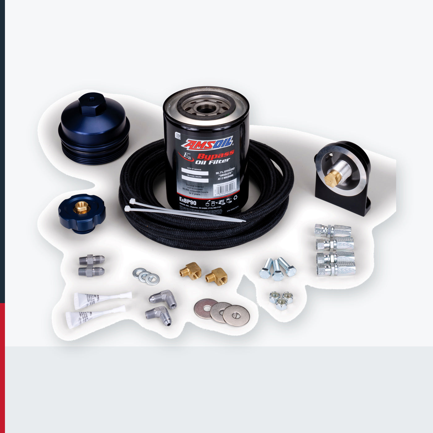 AMSOIL Ford 6.0/6.4L Single-Remote Bypass System - BMK31 (BMK31-EA)