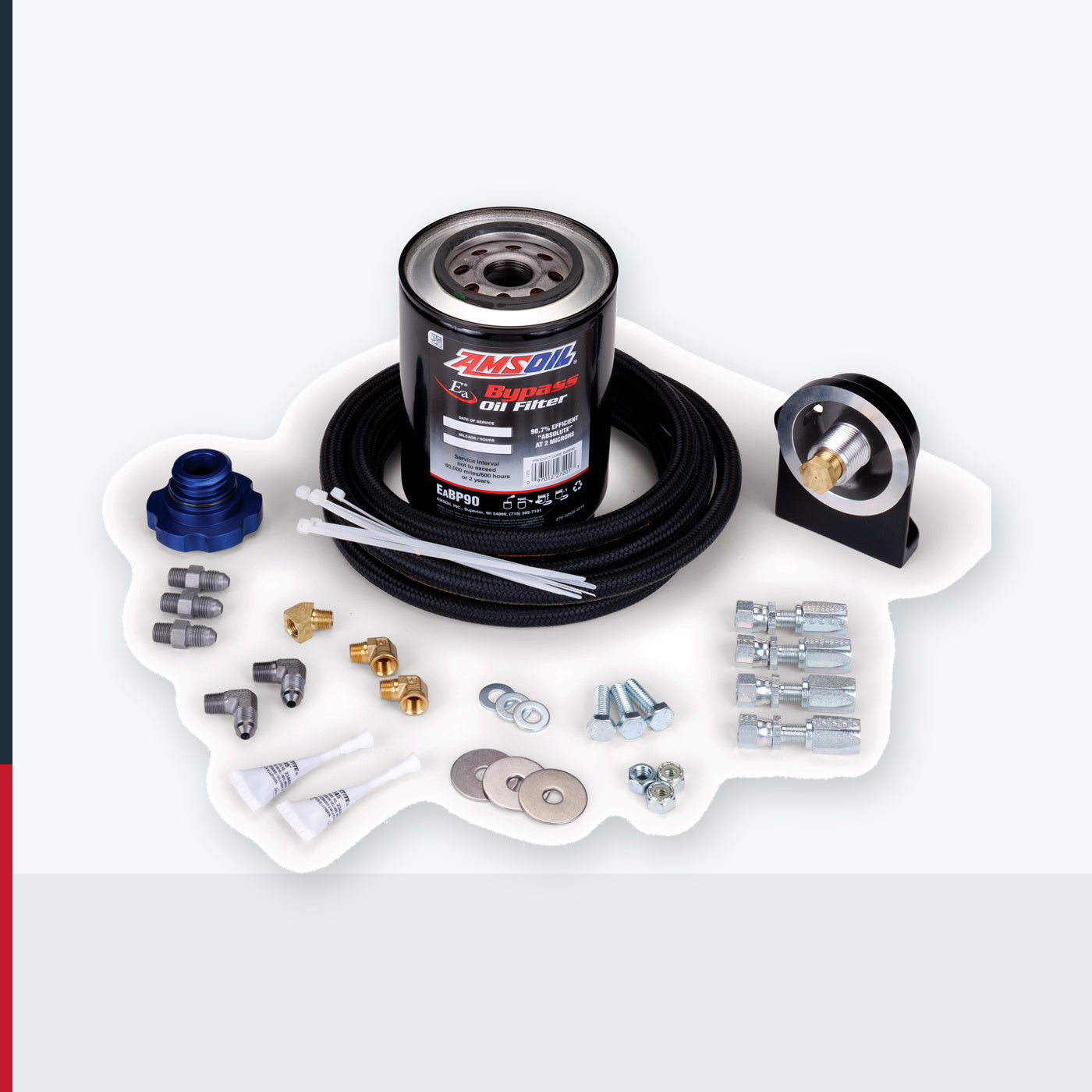 AMSOIL Cummins 5.0/5.9/6.7L Single-Remote Bypass System - BMK34 (BMK34-EA)