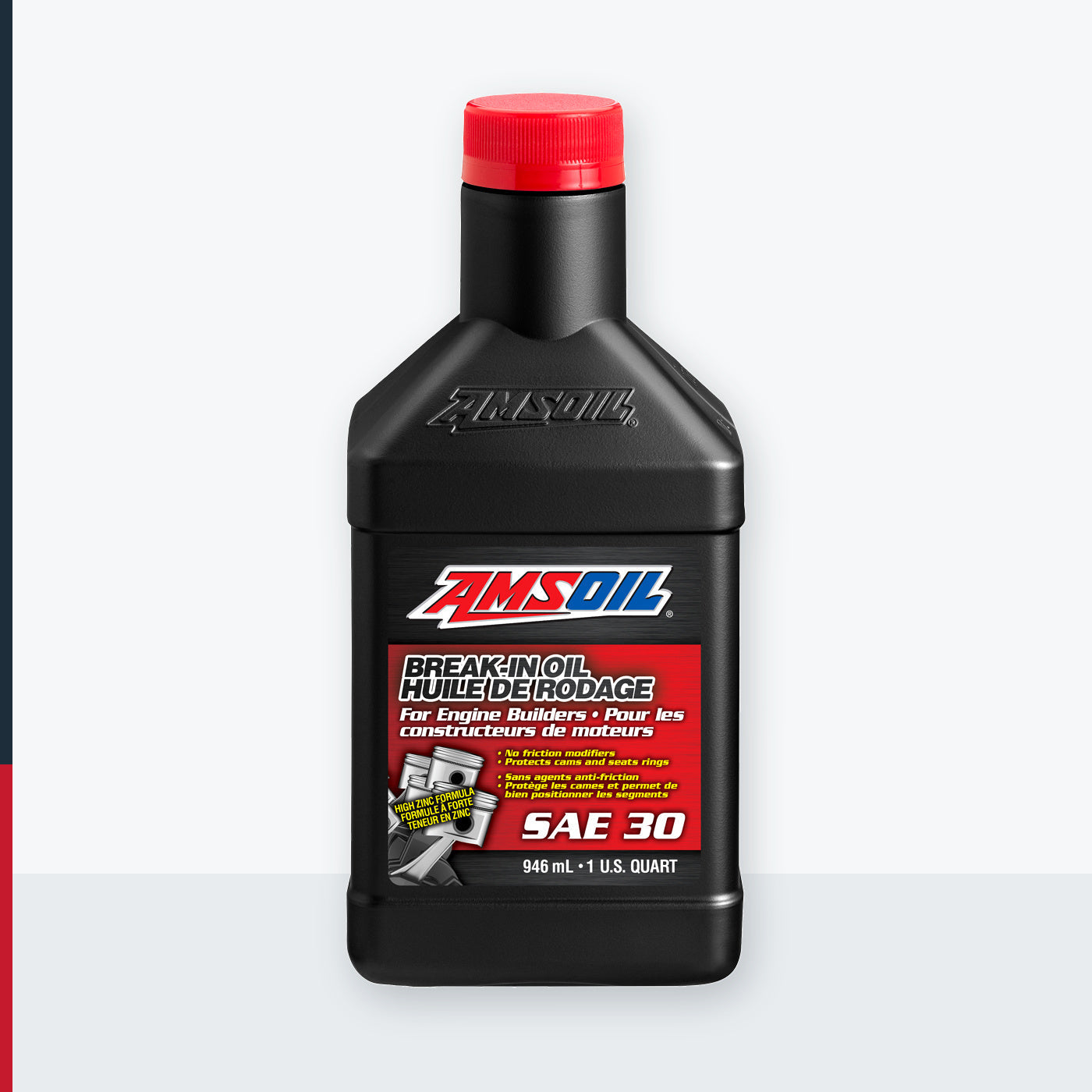 AMSOIL SAE 30 Break-In Oil - 946 ml Bottle (BRKQTC-EA)