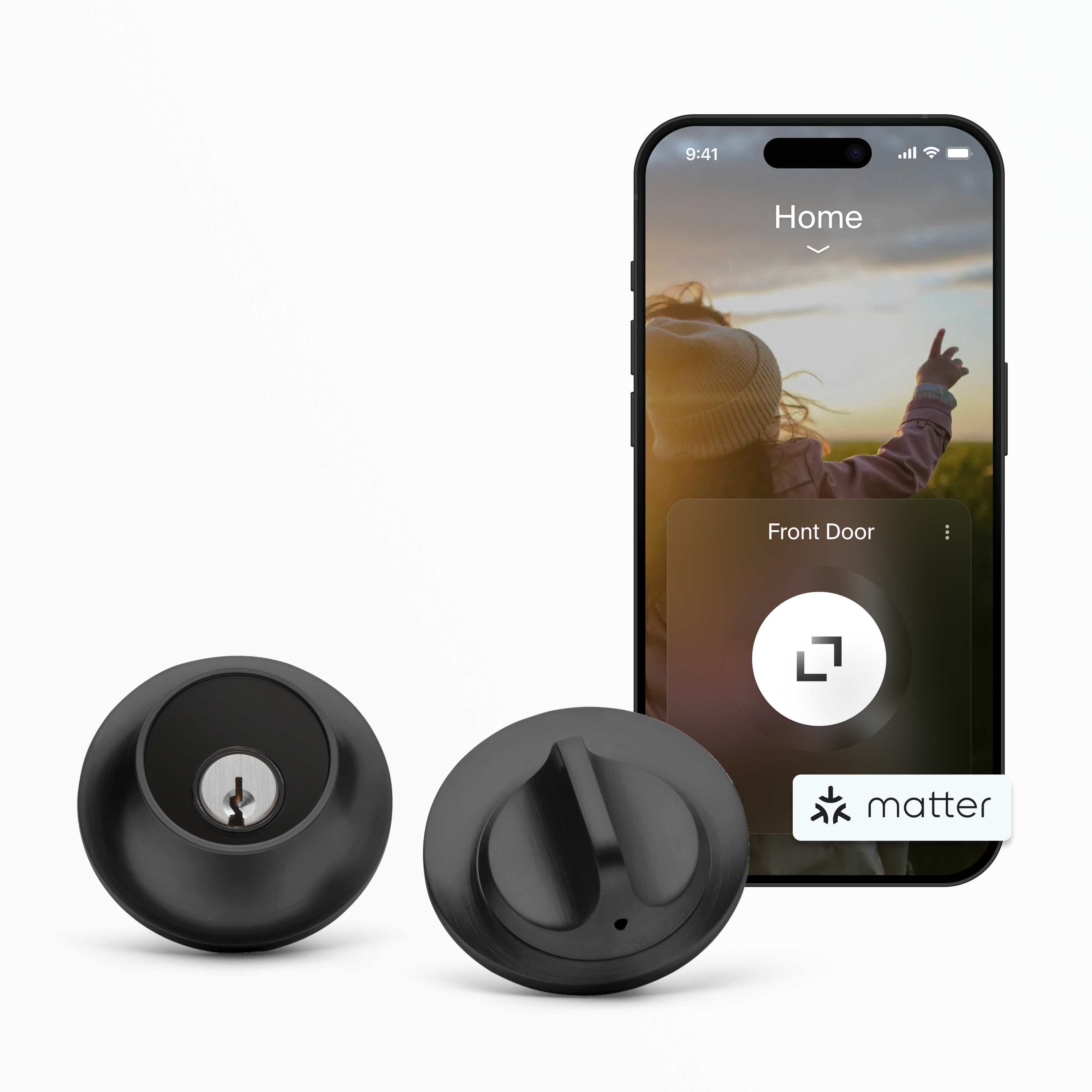 Level Lock in Matte Black