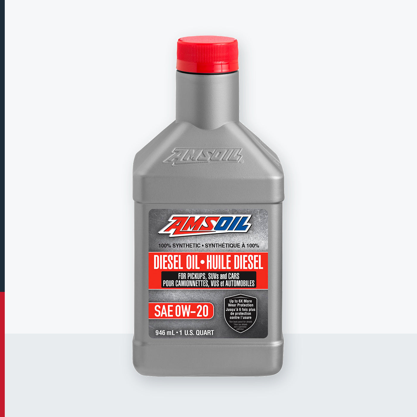 AMSOIL 0W-20 100% Synthetic Diesel Oil - 946 ml Bottle (DP020QTC-EA)
