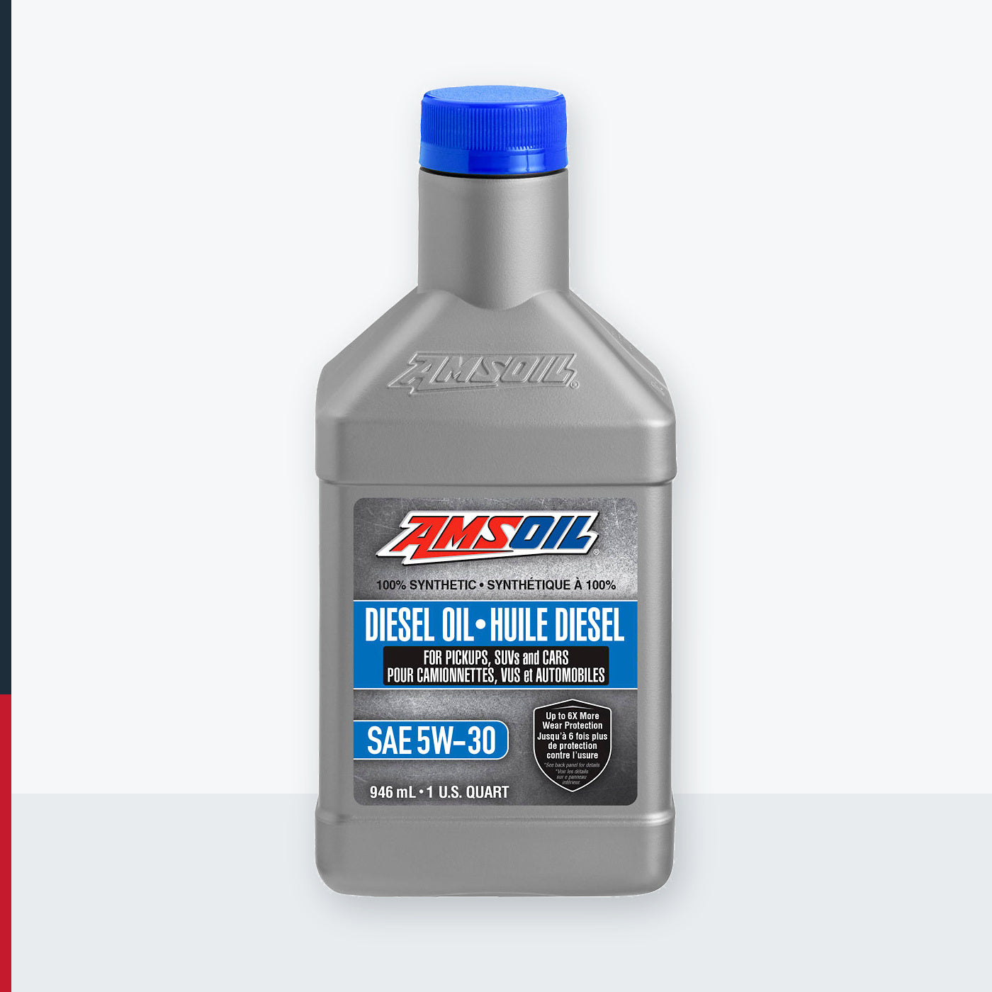 AMSOIL 5W-30 100% Synthetic Diesel Oil - 946 ml Bottle (DP530QTC-EA)