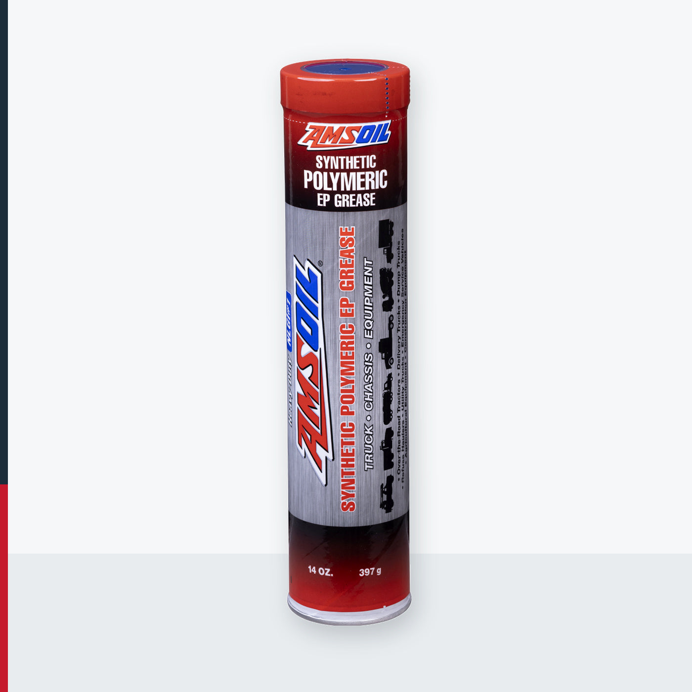 AMSOIL NLGI #1 Synthetic Polymeric Truck, Chassis and Equipment Grease - 414 ml Cartridge (GPTR1CR-EA)