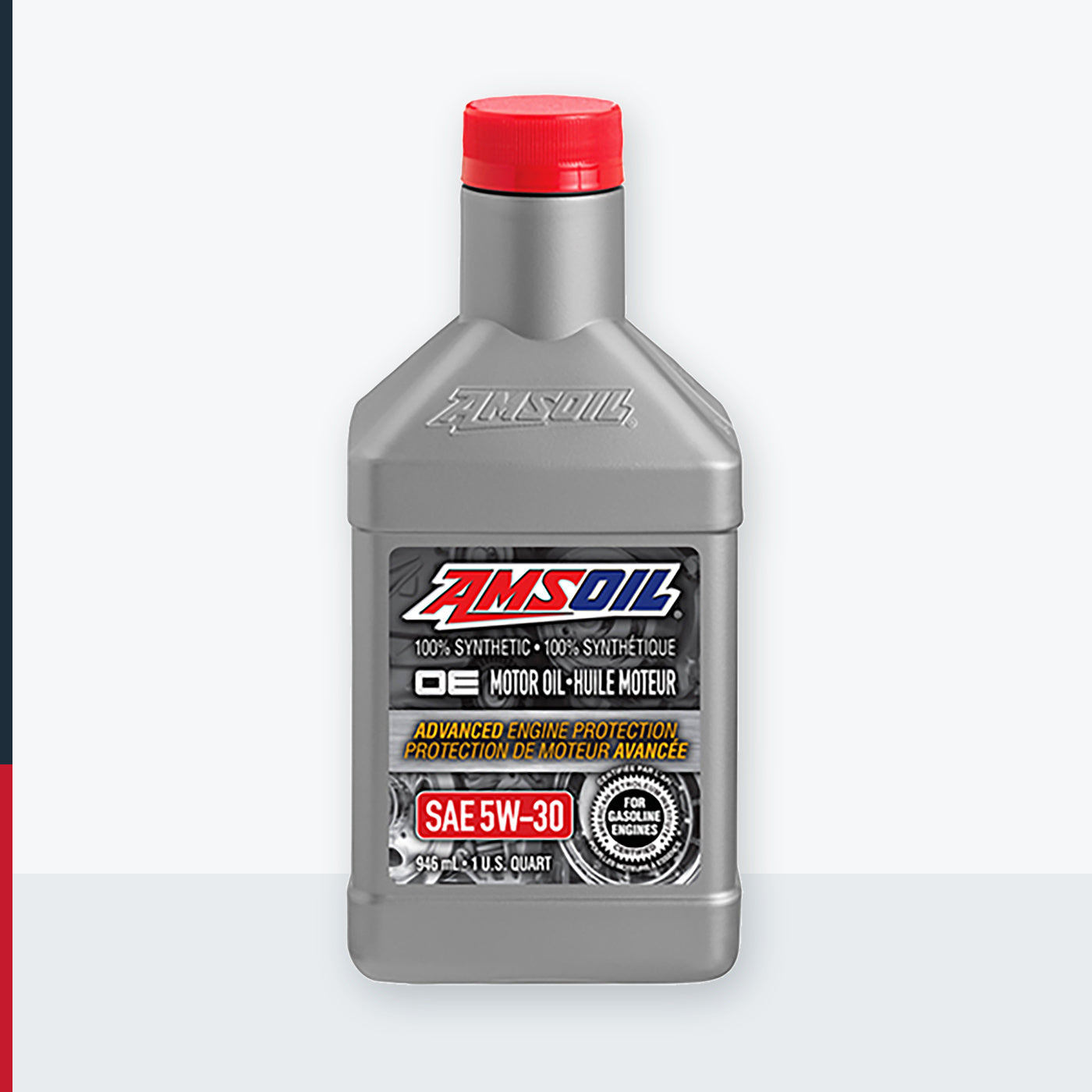 AMSOIL OE 5W-30 100% Synthetic Motor Oil - 946 ml Bottle (OEFQTC-EA)