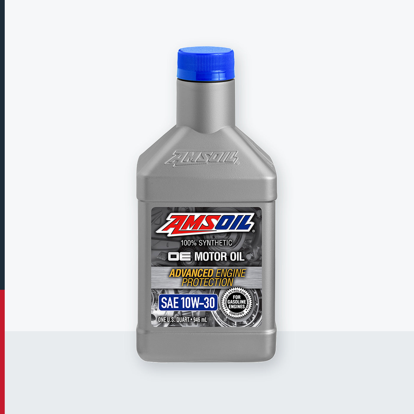 AMSOIL OE 10W-30 100% Synthetic Motor Oil - 946 ml Bottle (OETQTC-EA)