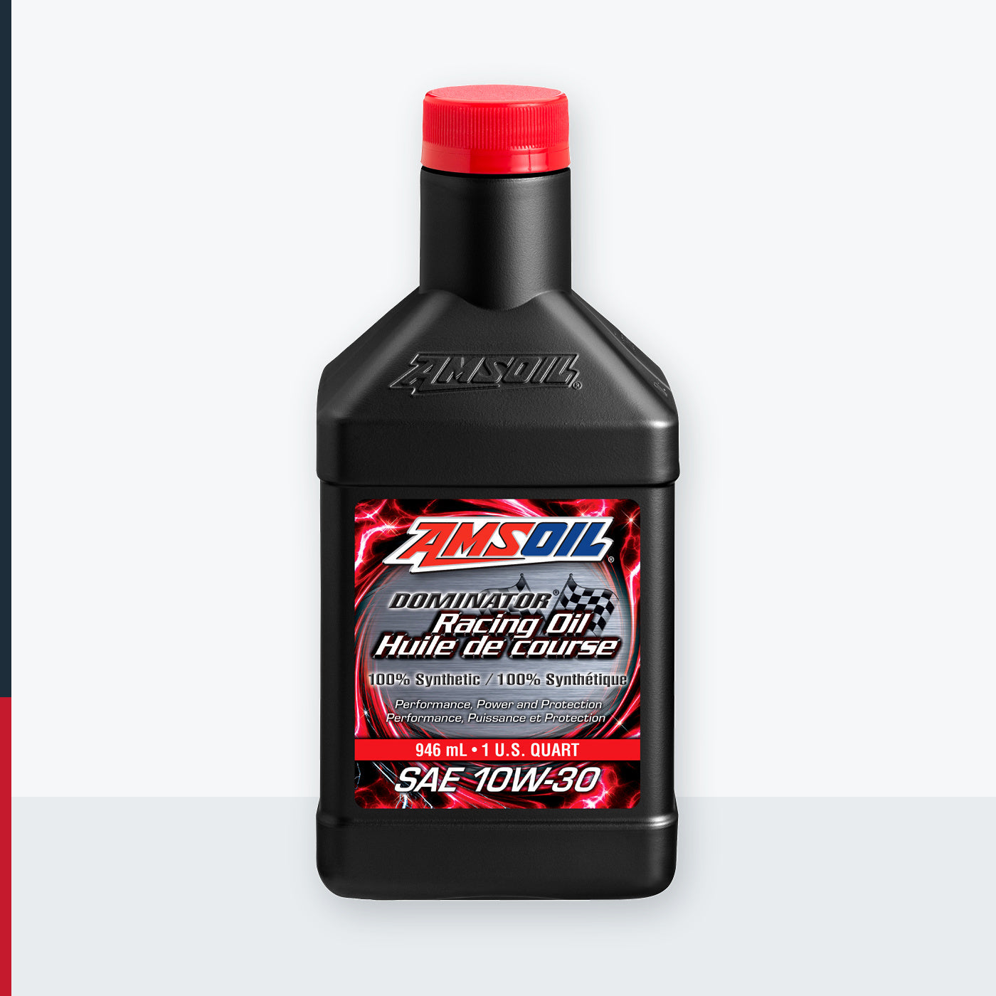 AMSOIL DOMINATOR 10W-30 100% Synthetic Racing Oil - 946 ml Bottle (RD30QTC-EA)