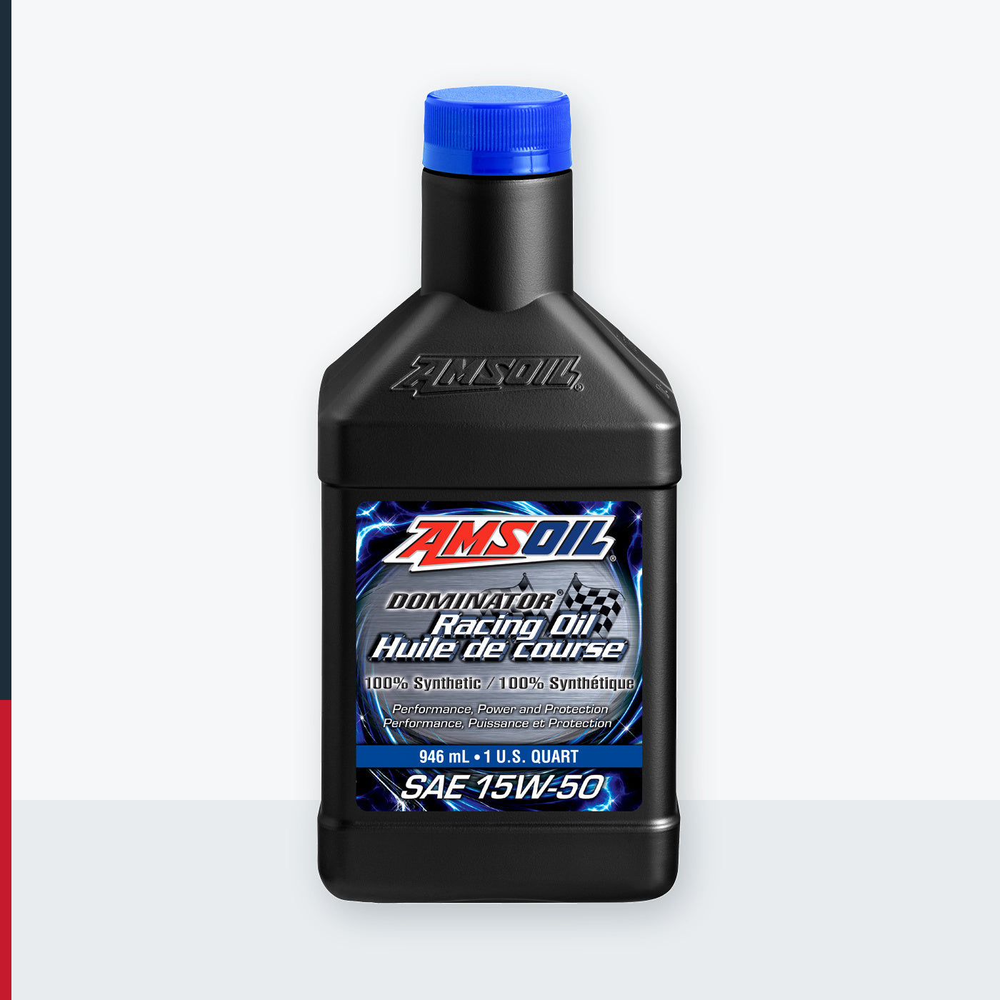 AMSOIL DOMINATOR 15W-50 100% Synthetic Racing Oil - 946 ml Bottle (RD50QTC-EA)