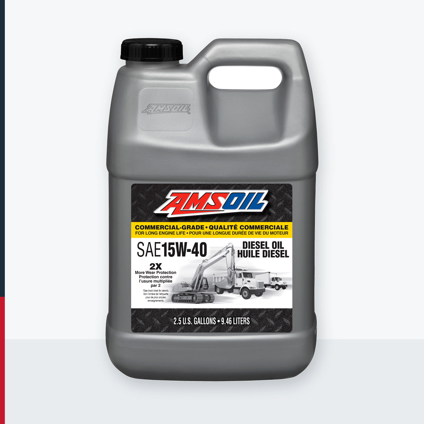 AMSOIL 15W-40 Commercial Grade Diesel Oil - 9.46 L Jug (SBDFTP-EA)