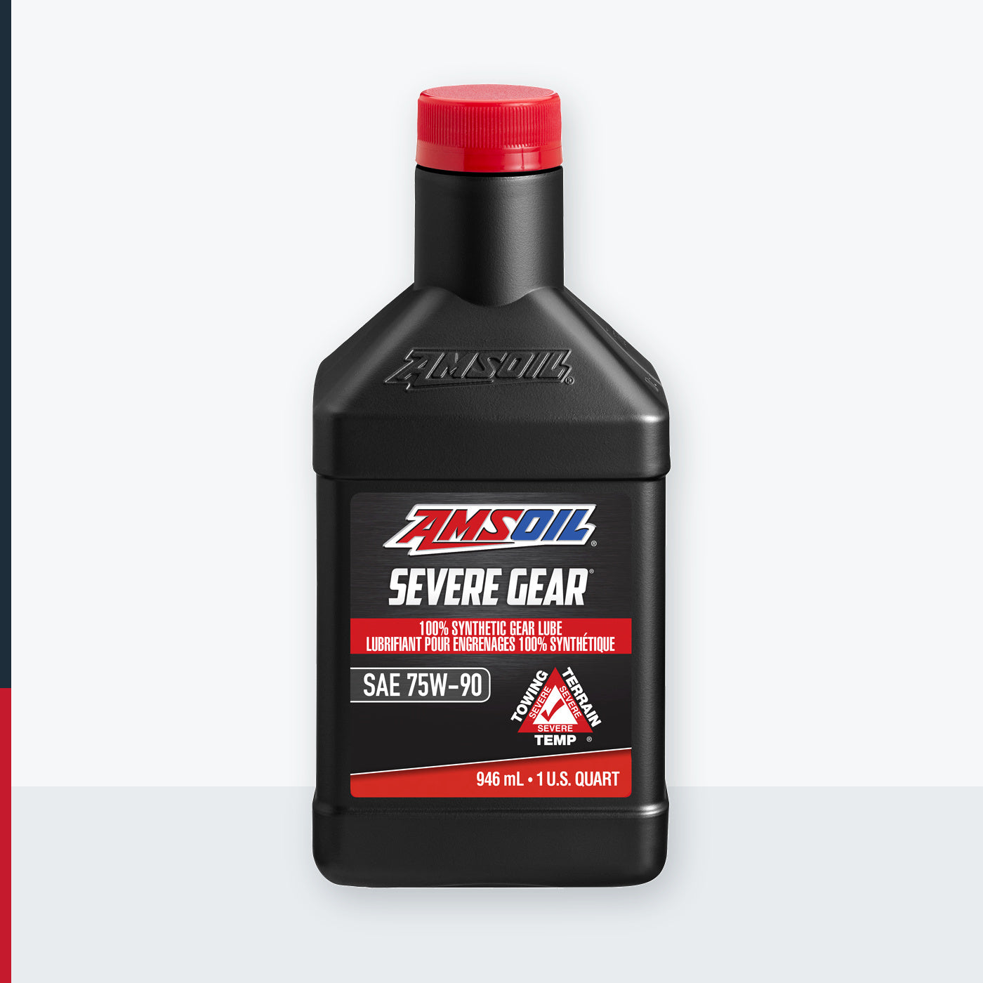 AMSOIL SEVERE GEAR 75W-90 100% Synthetic Gear Lube - 946 ml Bottle (SVGQTC-EA)