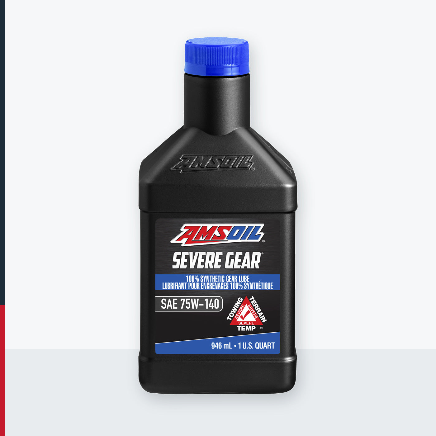 AMSOIL SEVERE GEAR 75W-140 100% Synthetic Gear Lube - 946 ml Bottle (SVOQTC-EA)