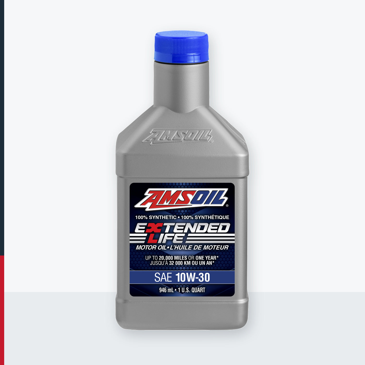AMSOIL Extended-Life 10W-30 100% Synthetic Motor Oil - 946 ml Bottle (XLTQTC-EA)