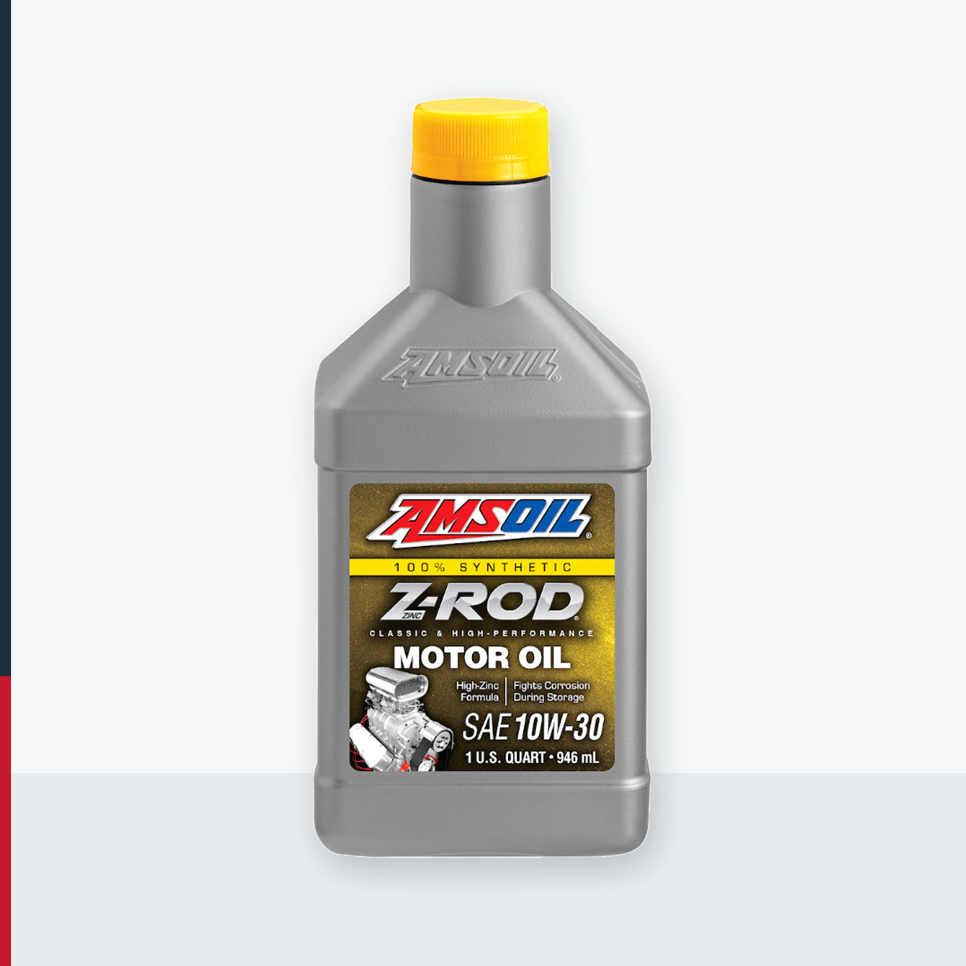 AMSOIL Z-ROD 10W-30 100% Synthetic Motor Oil - 946 ml Bottle (ZRTQTC-EA)