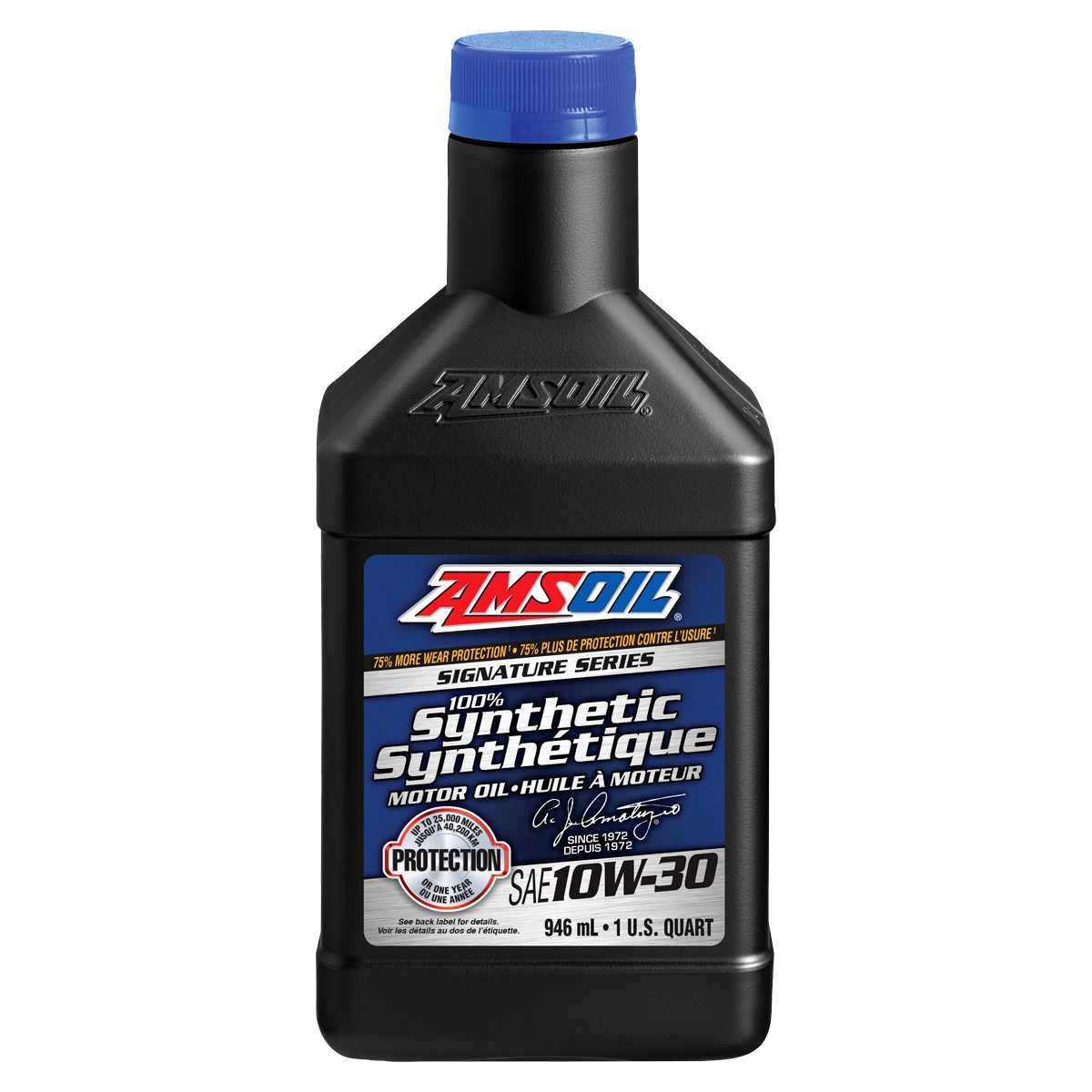 AMSOIL Signature Series 10W-30 100% Synthetic Motor Oil - 946 ml Bottle (ATMQTC-EA)