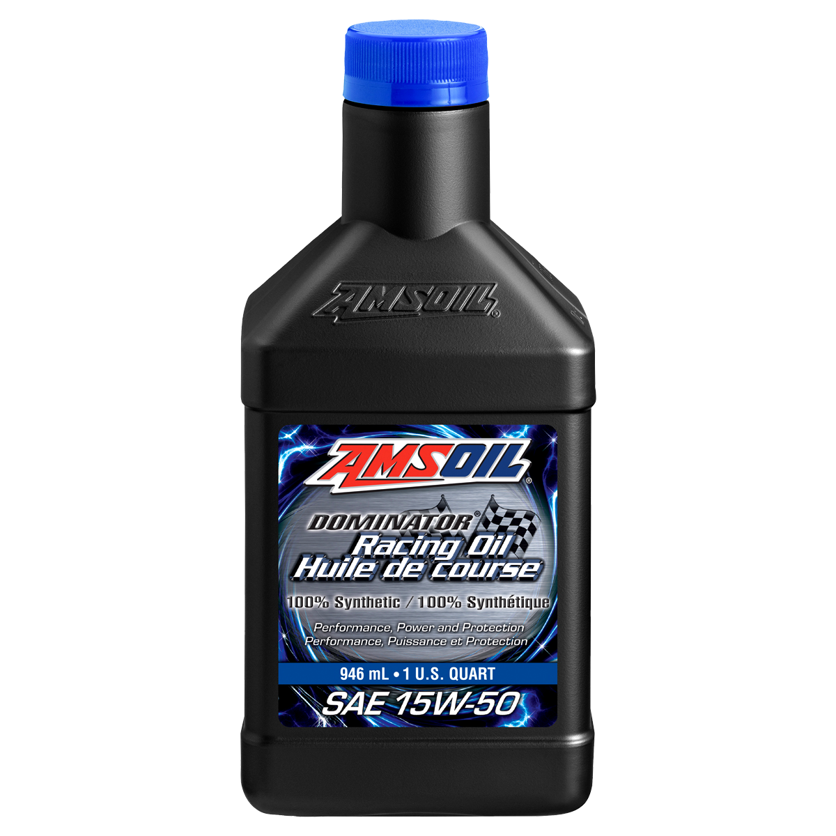 AMSOIL DOMINATOR 15W-50 100% Synthetic Racing Oil - 946 ml Bottle (RD50QTC-EA)