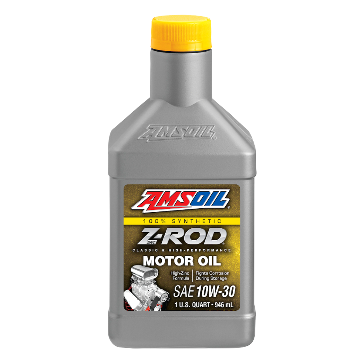 AMSOIL Z-ROD 10W-30 100% Synthetic Motor Oil - 946 ml Bottle (ZRTQTC-EA)