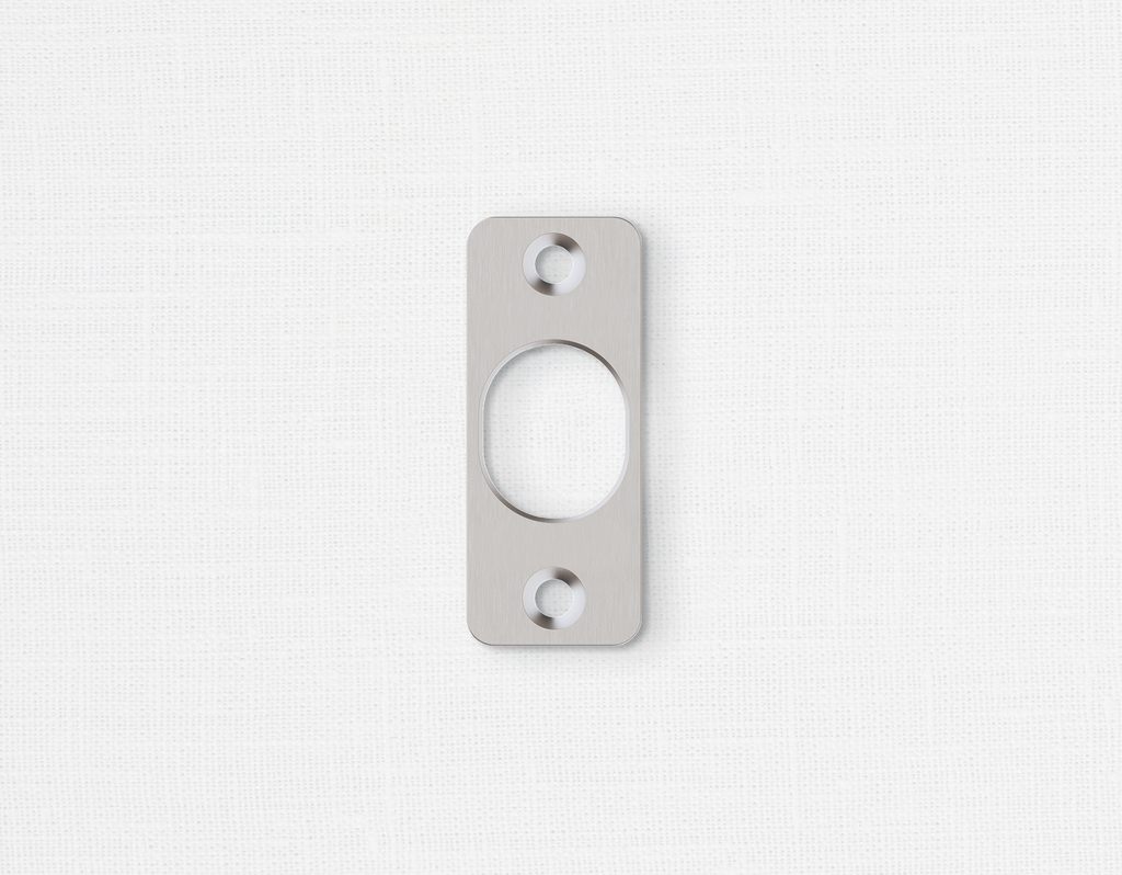 Level C-AQ1U standard strike plate with offset holes