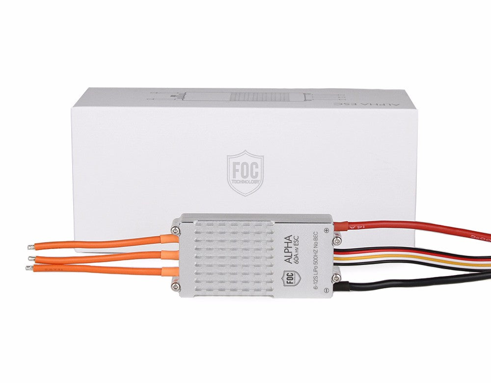 T-MOTOR ALPHA 60A 12S V1.2 FOC Multirotor ESC - official product view 3