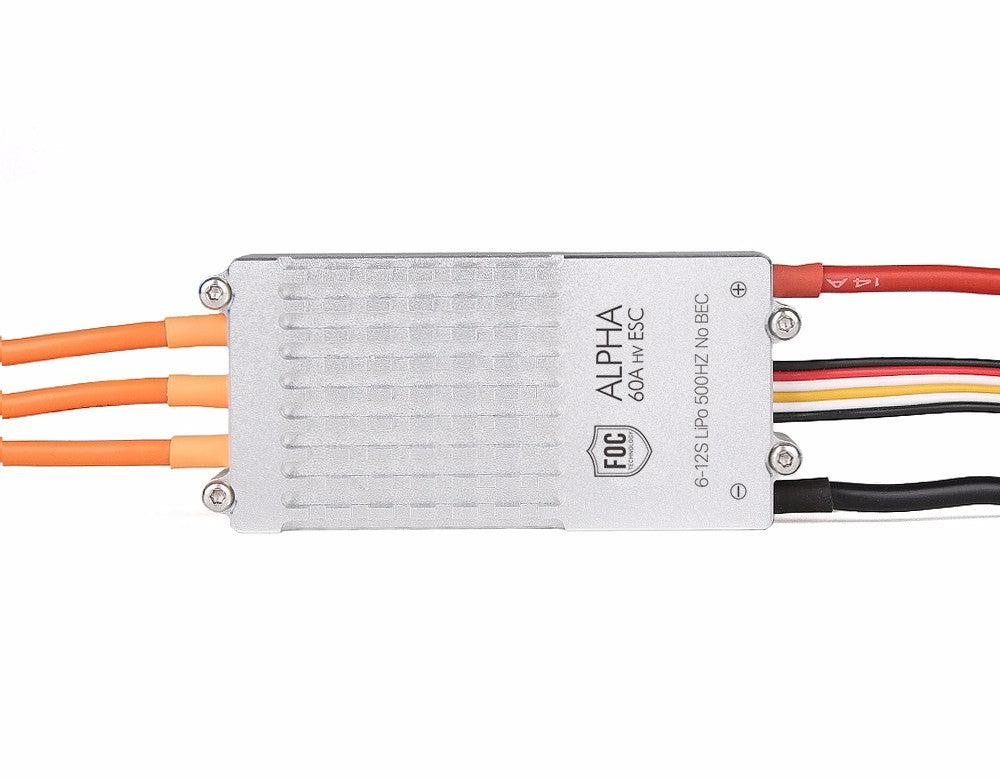T-MOTOR ALPHA 60A 12S V1.2 FOC Multirotor ESC - official product view