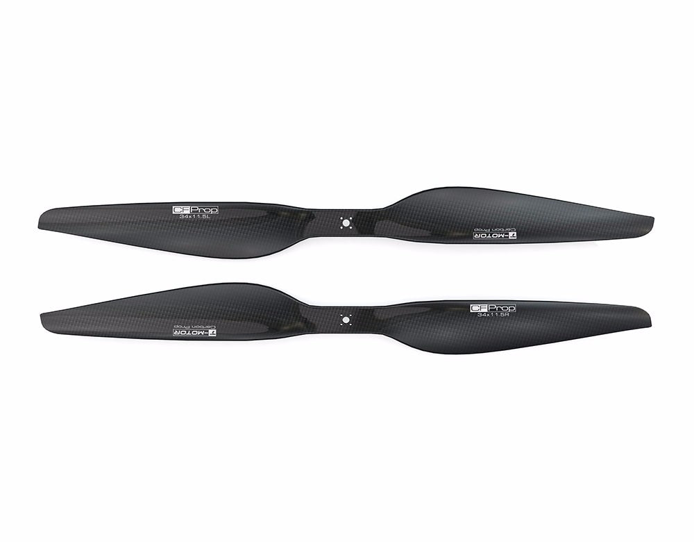 T-MOTOR G34x11.5 Glossy Carbon Fiber Propeller - official product view 2