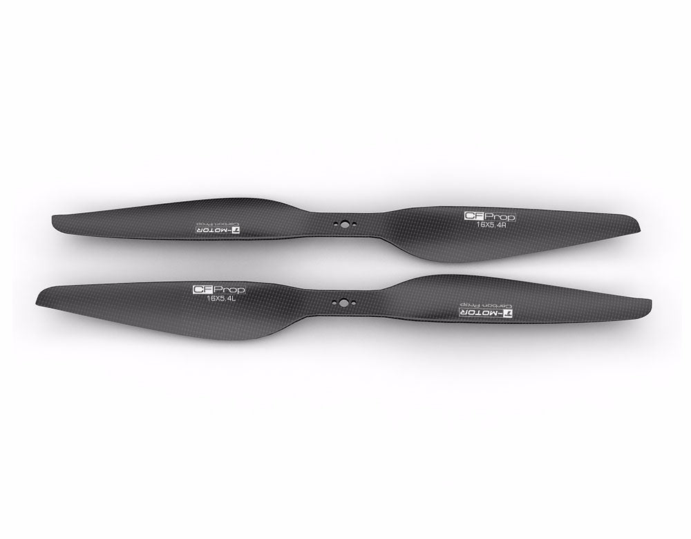 T-MOTOR P16x5.4 Polished Carbon Fiber Propeller - official product view