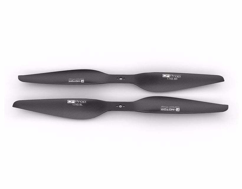 T-MOTOR P17x5.8 Polished Carbon Fiber Propeller - official product view