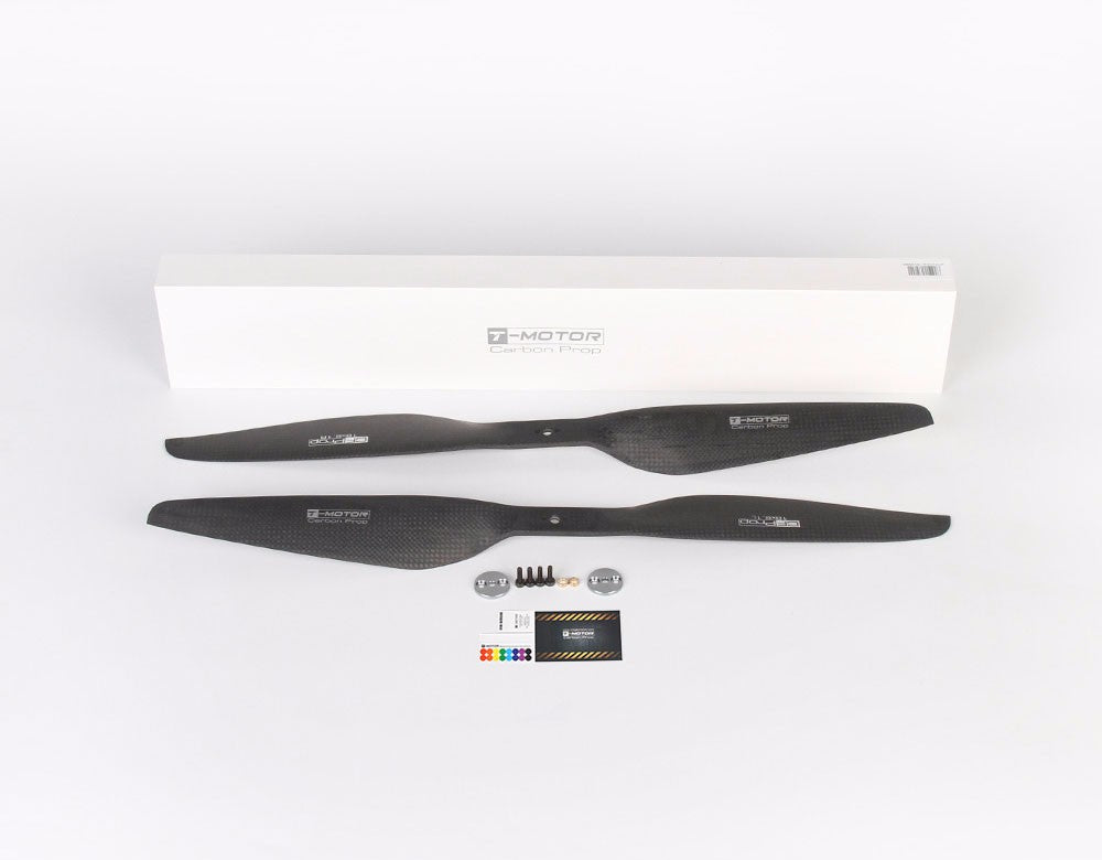 T-MOTOR P17x5.8 Polished Carbon Fiber Propeller - official product view 5