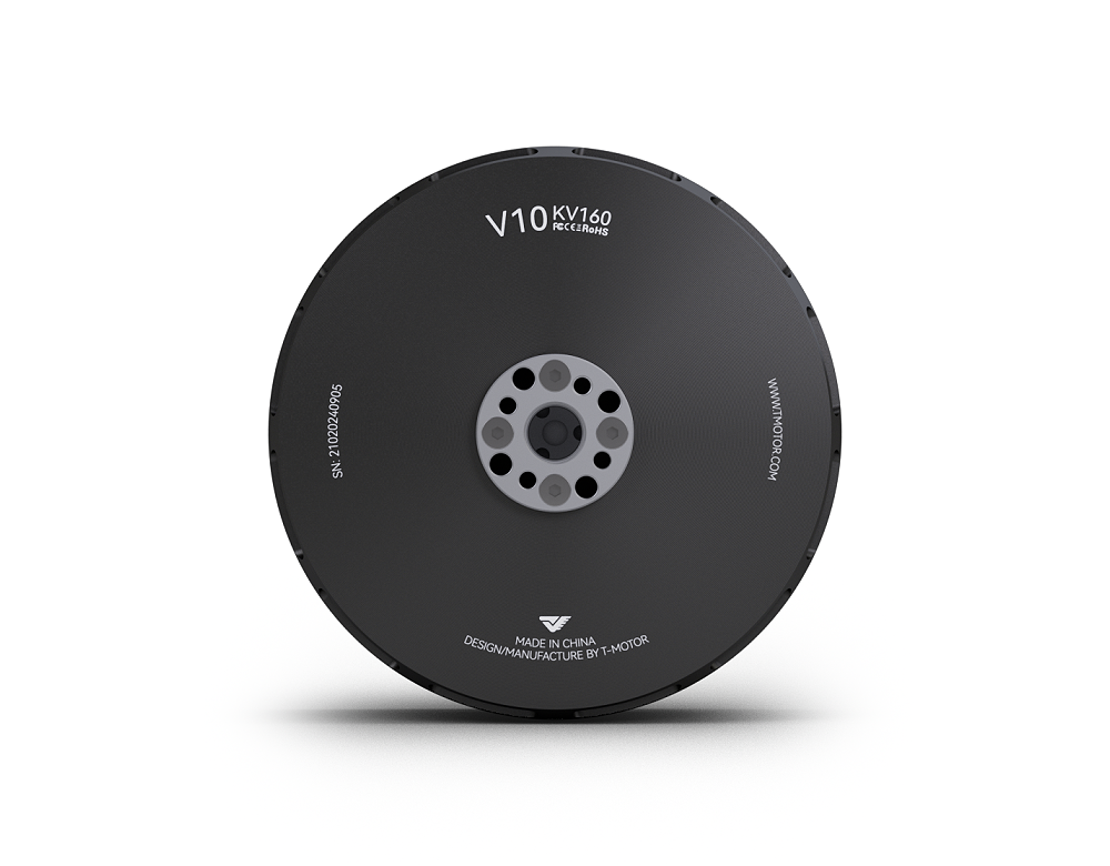 T-MOTOR V10 KV160 VTOL UAV Motor - verified product view 5