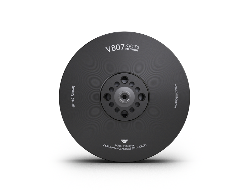 T-MOTOR V807 KV170 VTOL UAV Motor - verified product view 5