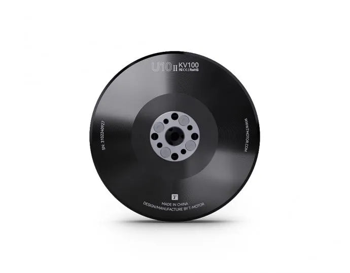 T-MOTOR U10II KV100 industrial UAV motor, front view