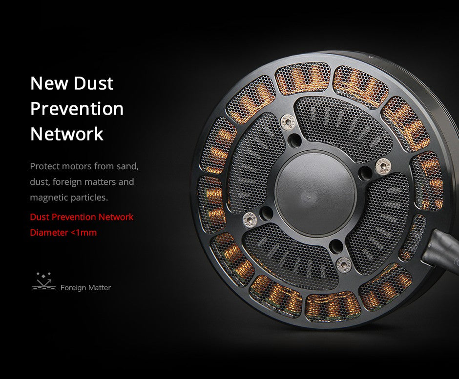 T-MOTOR U10II KV100 dust-prevention network detail