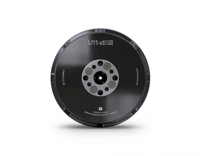 T-MOTOR U11II KV120 heavy-lift UAV motor, front view