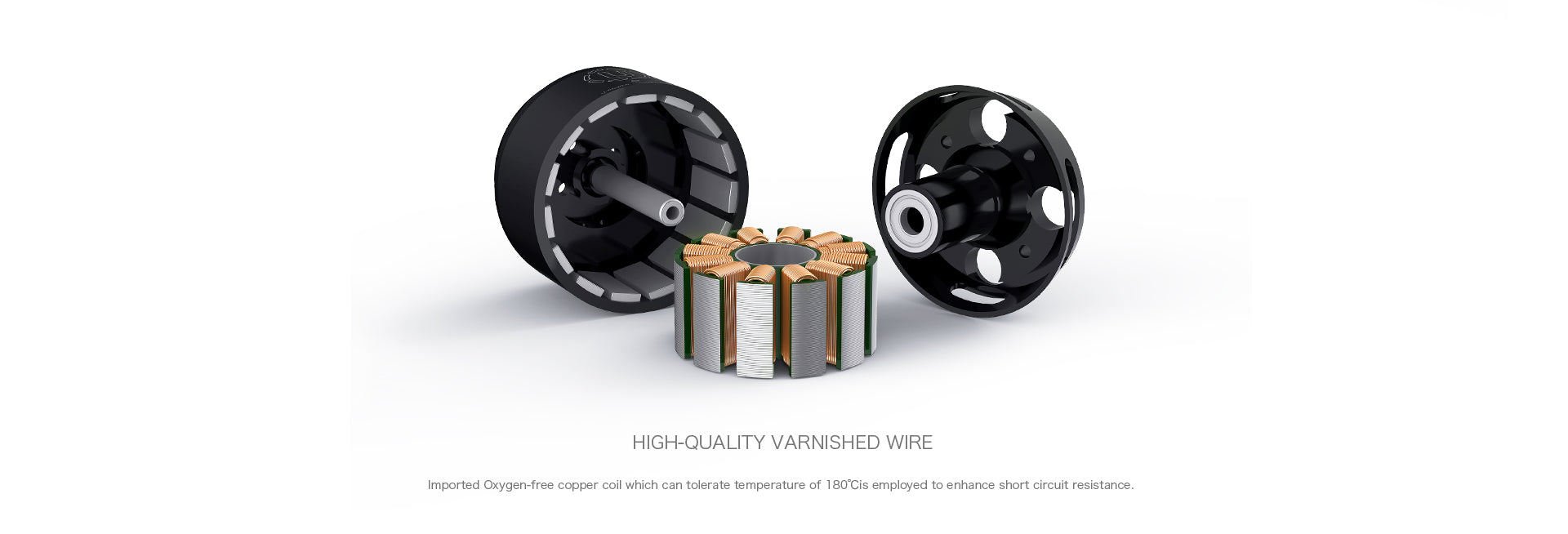 T-MOTOR U5 high-quality varnished wire construction