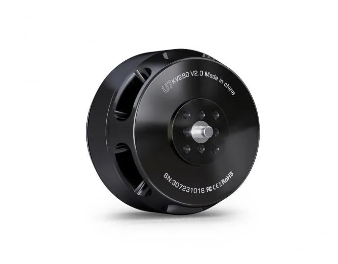 T-MOTOR U7 V2.0 U Power UAV motor, angled product view