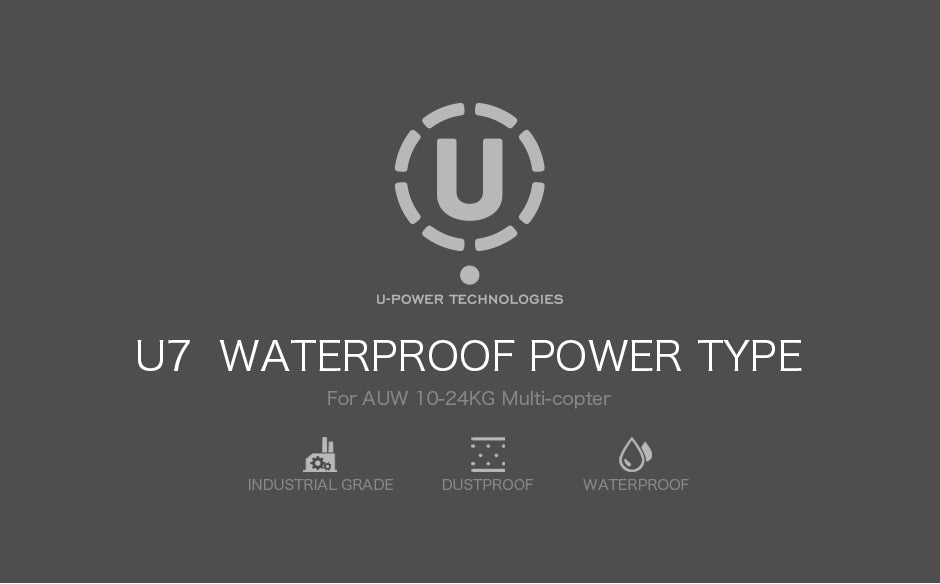 T-MOTOR U7 V2.0 waterproof power-type motor construction overview